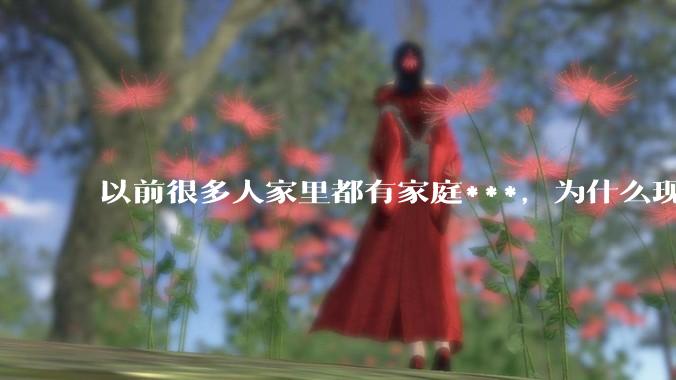 以前很多人家里都有家庭***，为什么现在几乎看不到了？