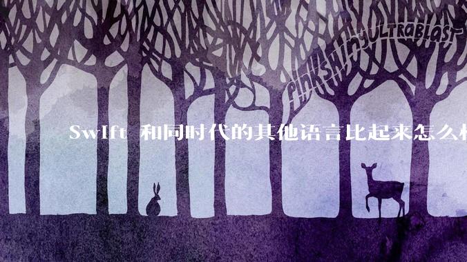 Swift 和同时代的其他语言比起来怎么样？