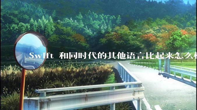 Swift 和同时代的其他语言比起来怎么样？