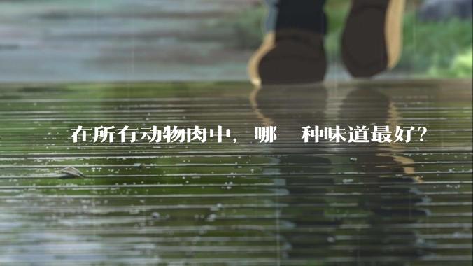 在所有动物肉中，哪一种味道最好？