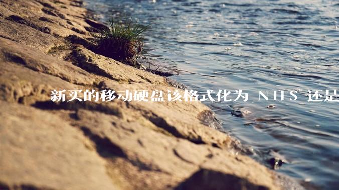 新买的移动硬盘该格式化为 NTFS 还是 exFAT？