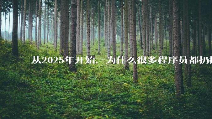 从2025年开始，为什么很多程序员都扔掉了Windows、Mac和Linux，开始拥抱鸿蒙pc了？