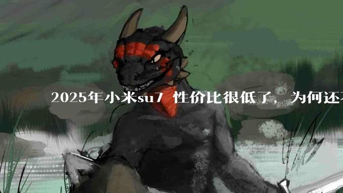 2025年小米su7 性价比很低了，为何还不更新改款？