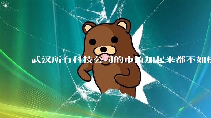 武汉所有科技公司的市值加起来都不如杭州六小龙总和，为什么武汉GDP没有被杭州碾压？