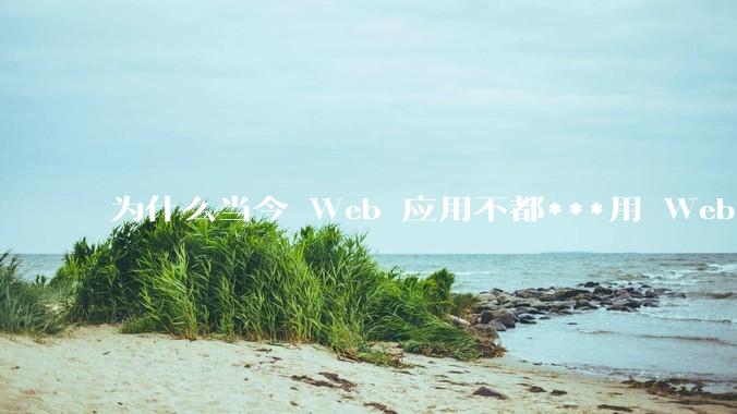 为什么当今 Web 应用不都***用 WebSocket 形式进行数据交互？