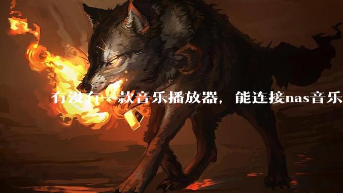 有没有一款音乐播放器，能连接nas音乐，创建音乐库，自动匹配歌词封面等等？类似infuse的概念呢？