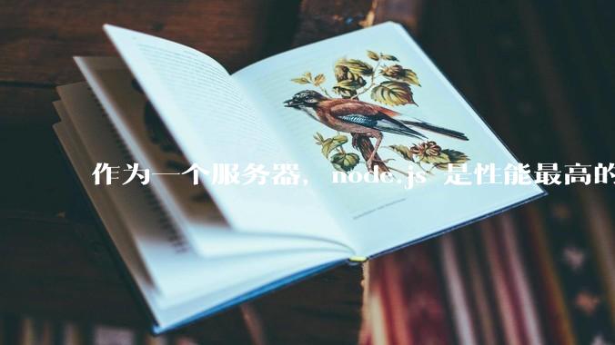 作为一个服务器，node.js 是性能最高的吗？
