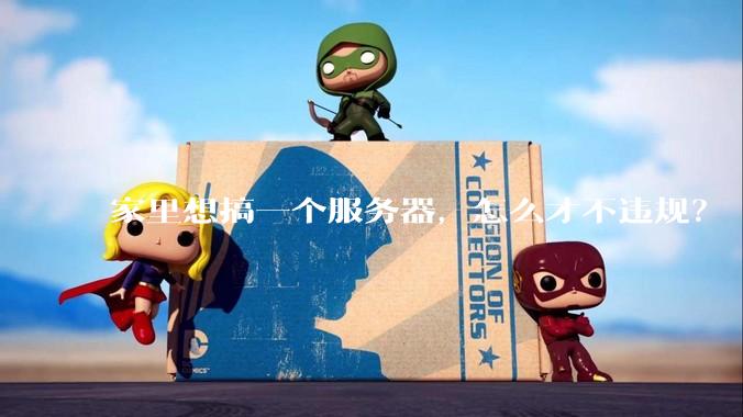 家里想搞一个服务器，怎么才不违规？