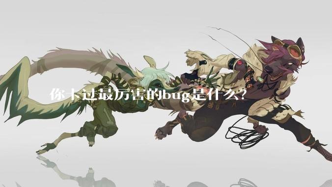 你卡过最厉害的bug是什么？